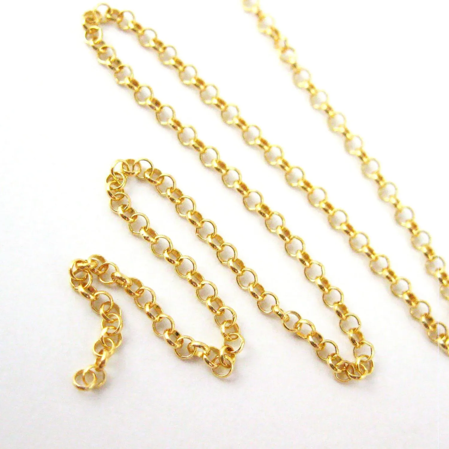 10K Yellow Gold 2mm Rolo Chain