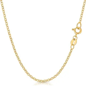 10K Yellow Gold 2mm Rolo Chain