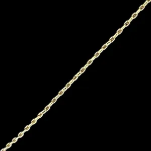 14K Gold Hollow 060 Anchor Chain