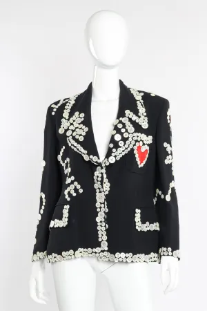 1994 S/S Mother of Pearl Button Blazer