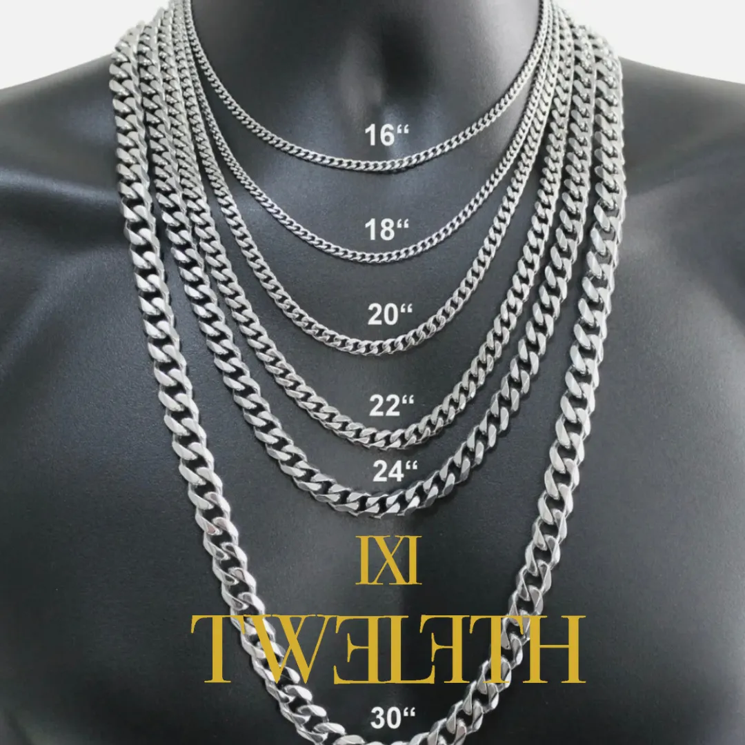 22" 925S VVS MOISSANITE 8.5MM CUBAN LINK CHAIN-GOLD