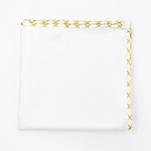 24K Gold Embellished Pocket Square
