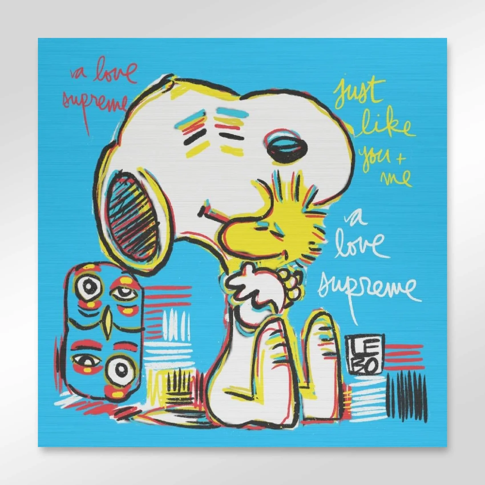 A Love Supreme, Just like You & Me - Lebo Brushed Aluminum Artbond