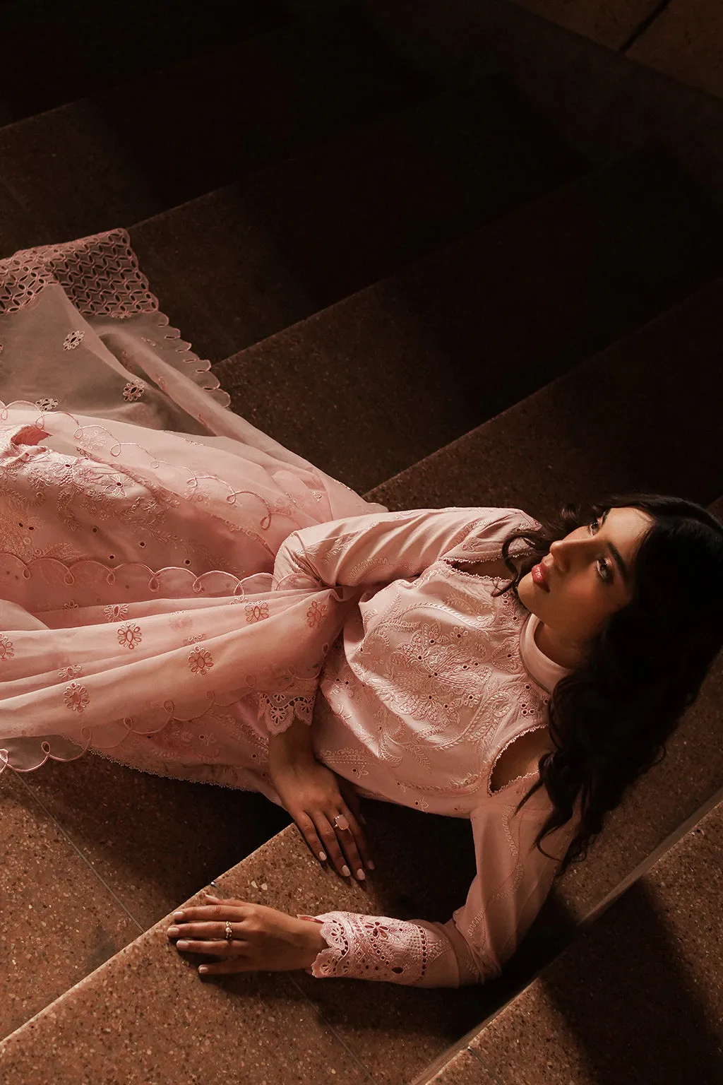AFROZEH | Chikankari Lawn '24 | Rosella
