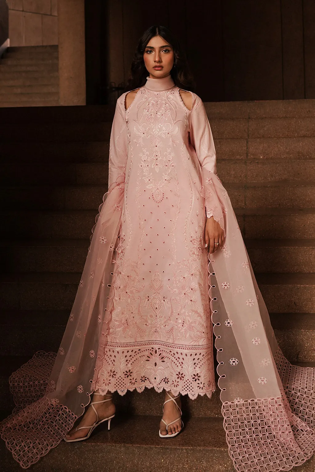 AFROZEH | Chikankari Lawn '24 | Rosella