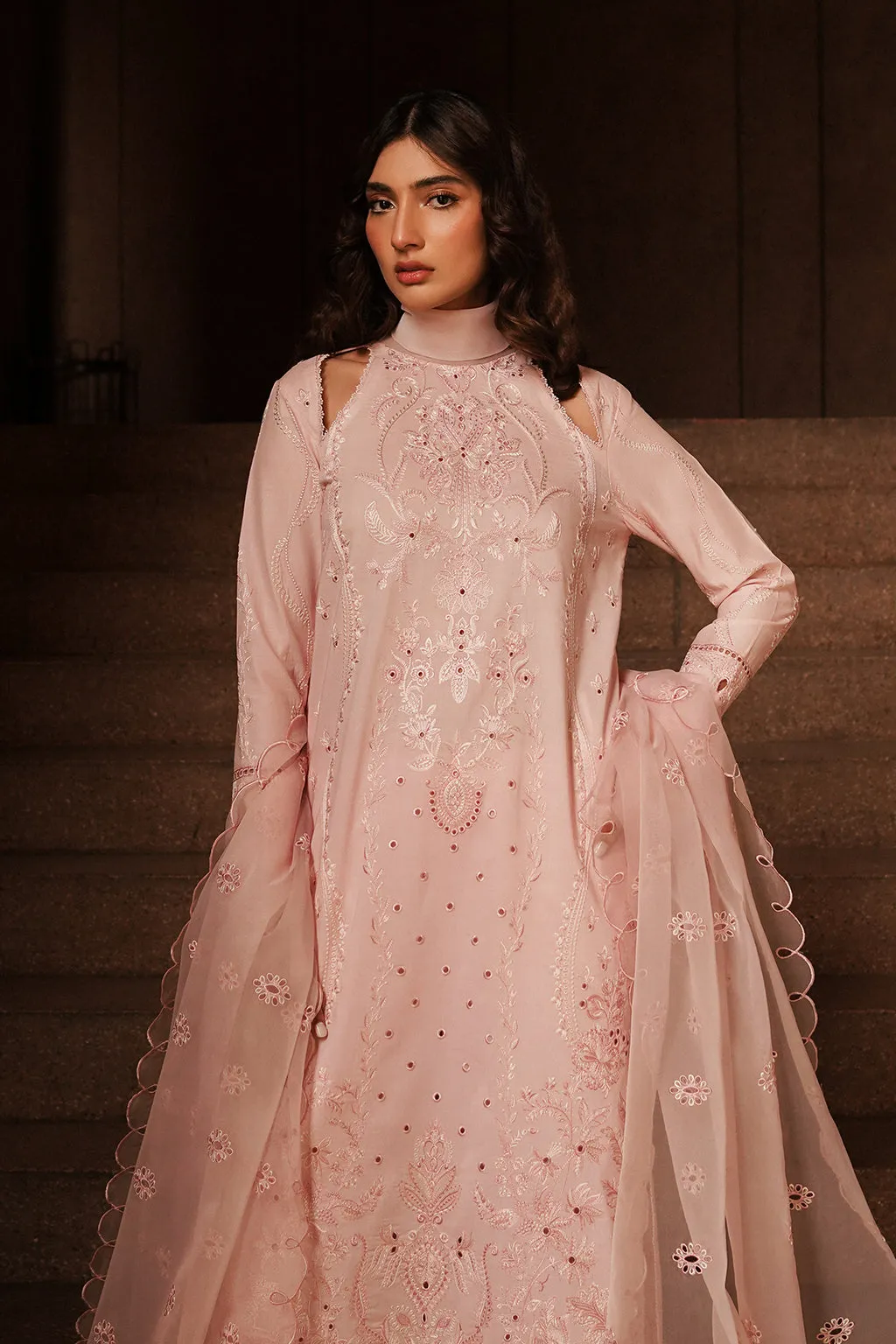 AFROZEH | Chikankari Lawn '24 | Rosella