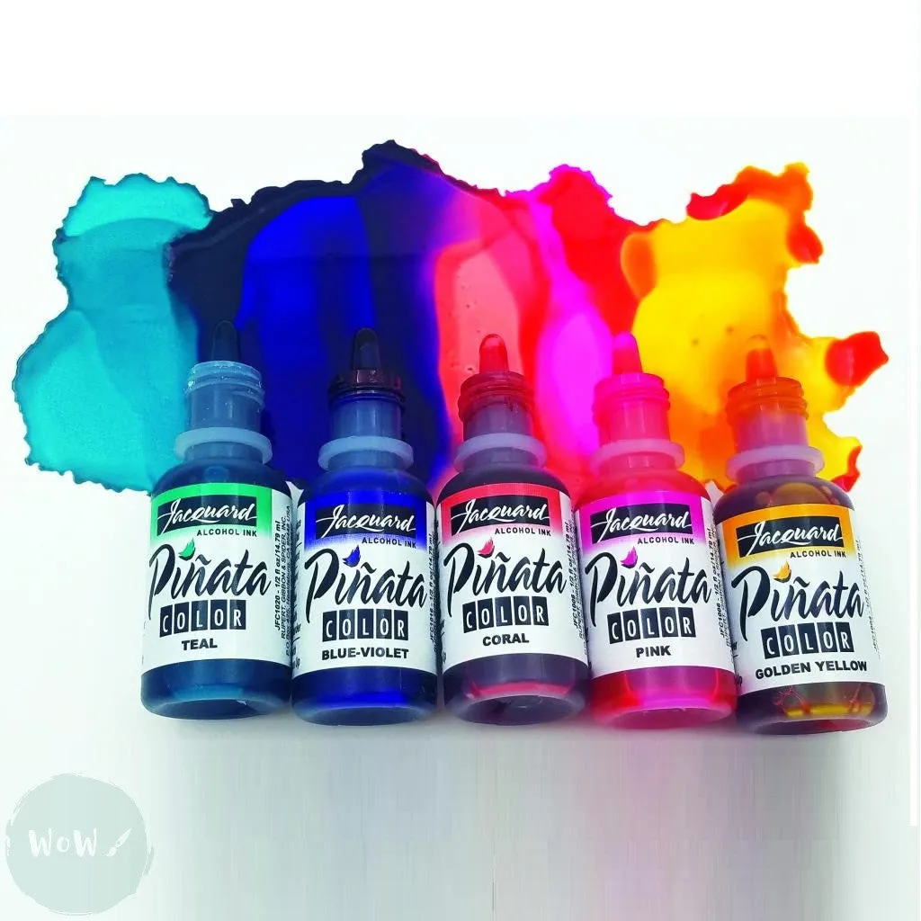 ALCOHOL INK - Jacquard PINATA -  14.79ml (1/2 US fl oz) - 	033 SILVER