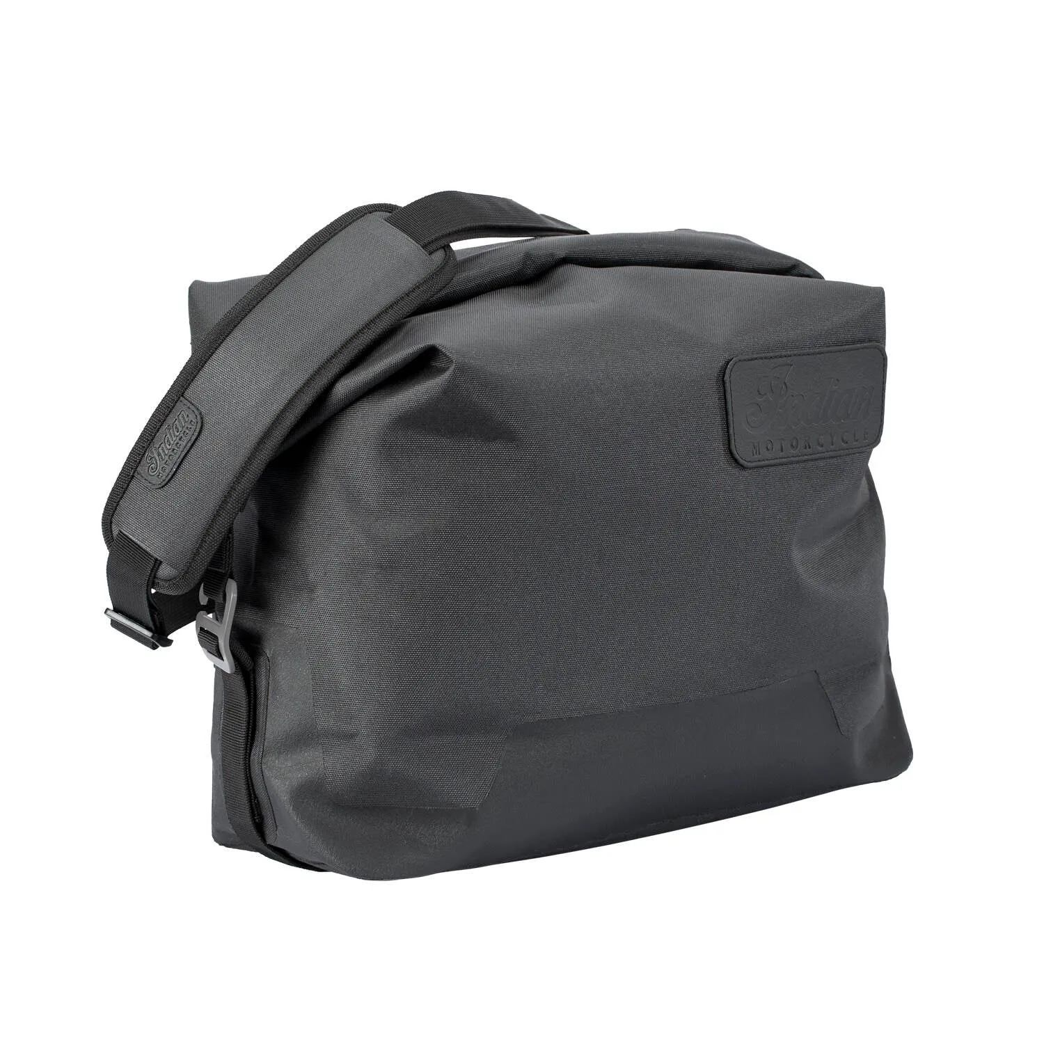 All-Weather Vinyl Side Bag with Shoulder Strap, Gray