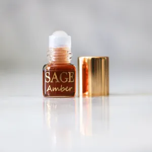 Amber Perfume Oil Concentrate Mini Rollie by Sage