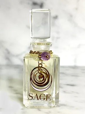 Amethyst Vanity Bottle by Sage, Pure Perfume Oil Concentrate
