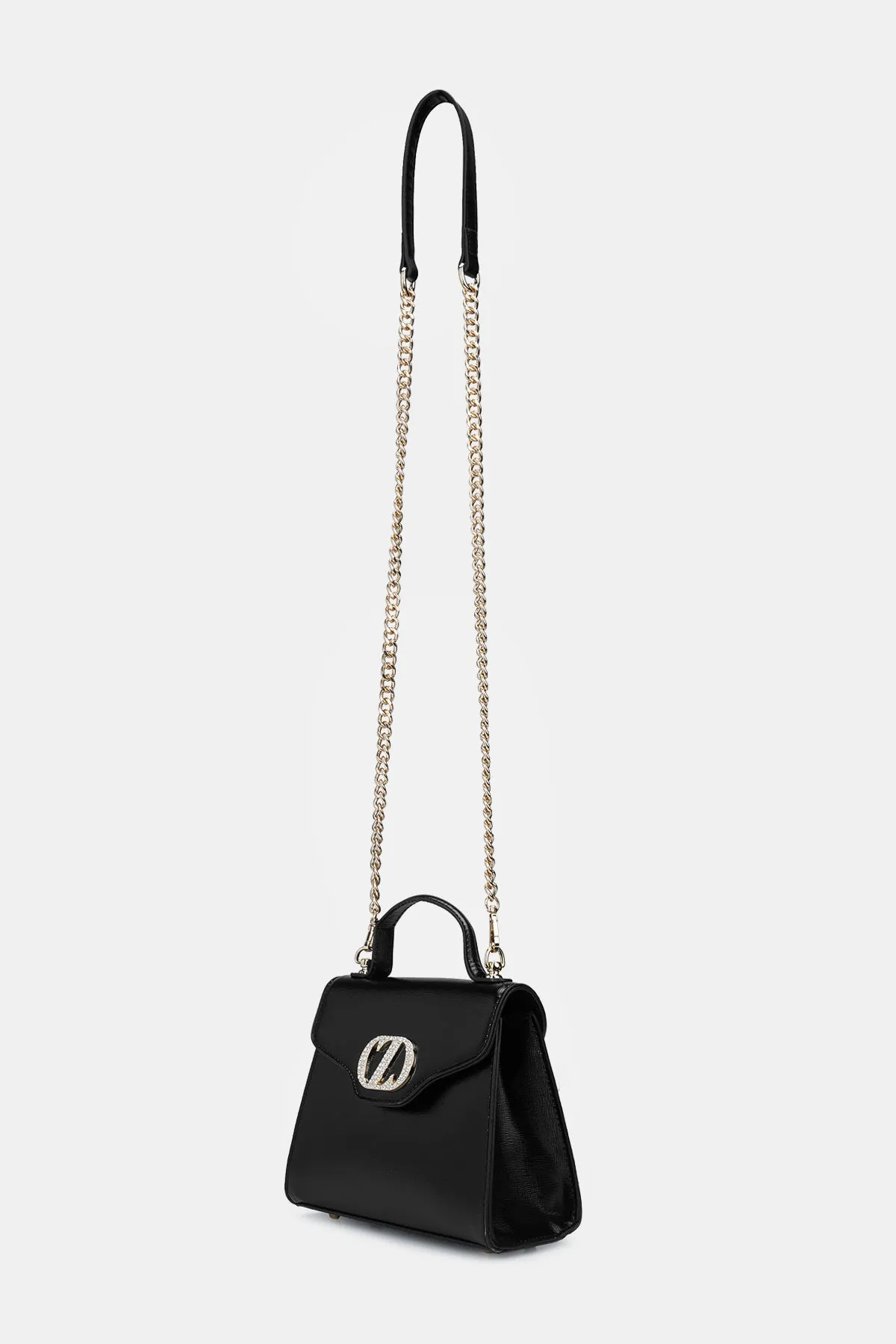 Anne Top Handle Bag - Black