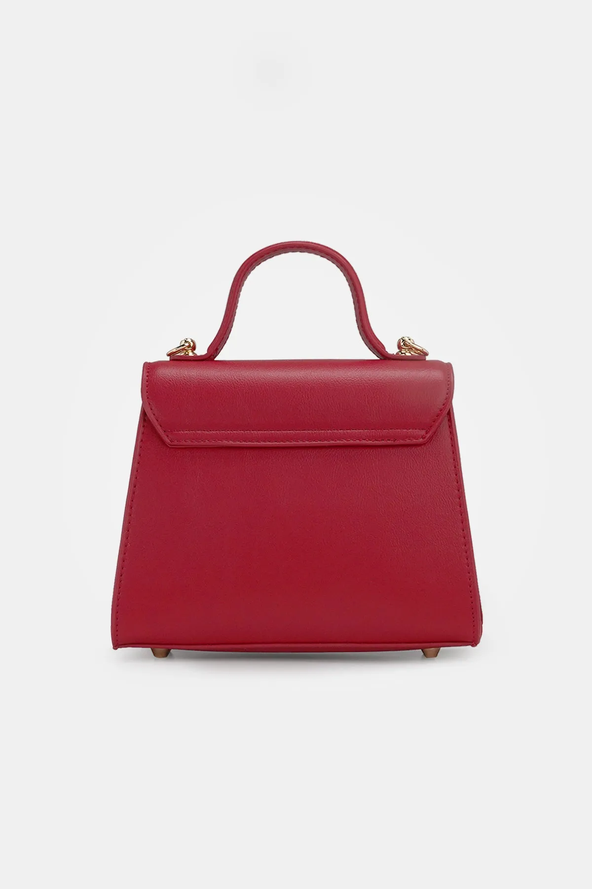 Anne Top Handle Bag - Red