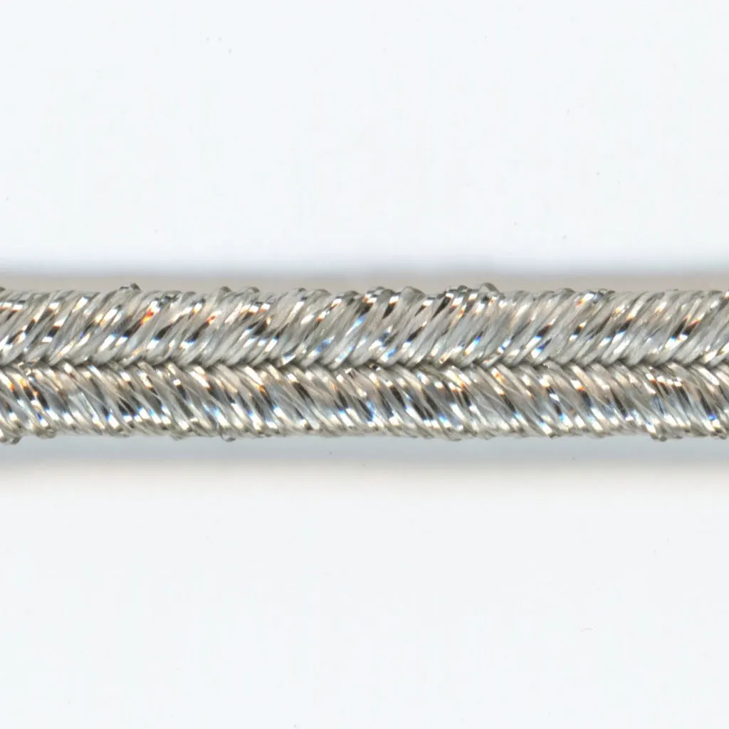 Antique Metallic Trimming Braid #2 Silver