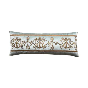 Antique Ottoman Empire Raised Gold Metallic Embroidery (#E062724 | 14 1/2 x 37")