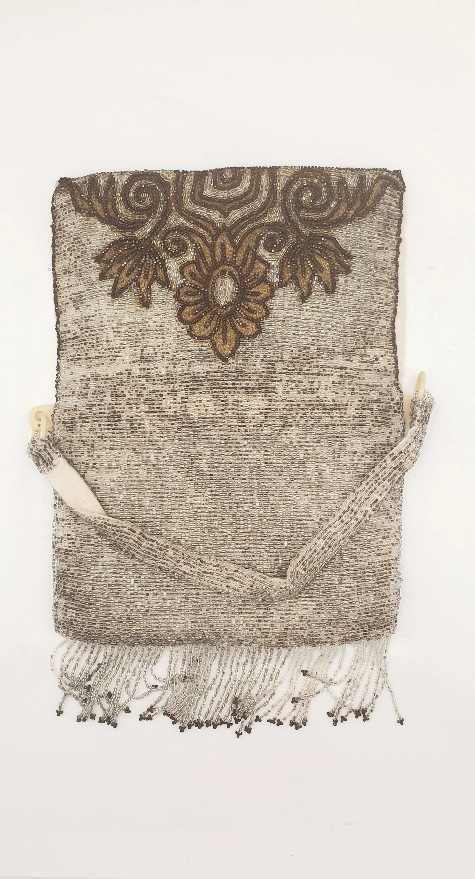 Art Nouveau Crystal Beaded Purse