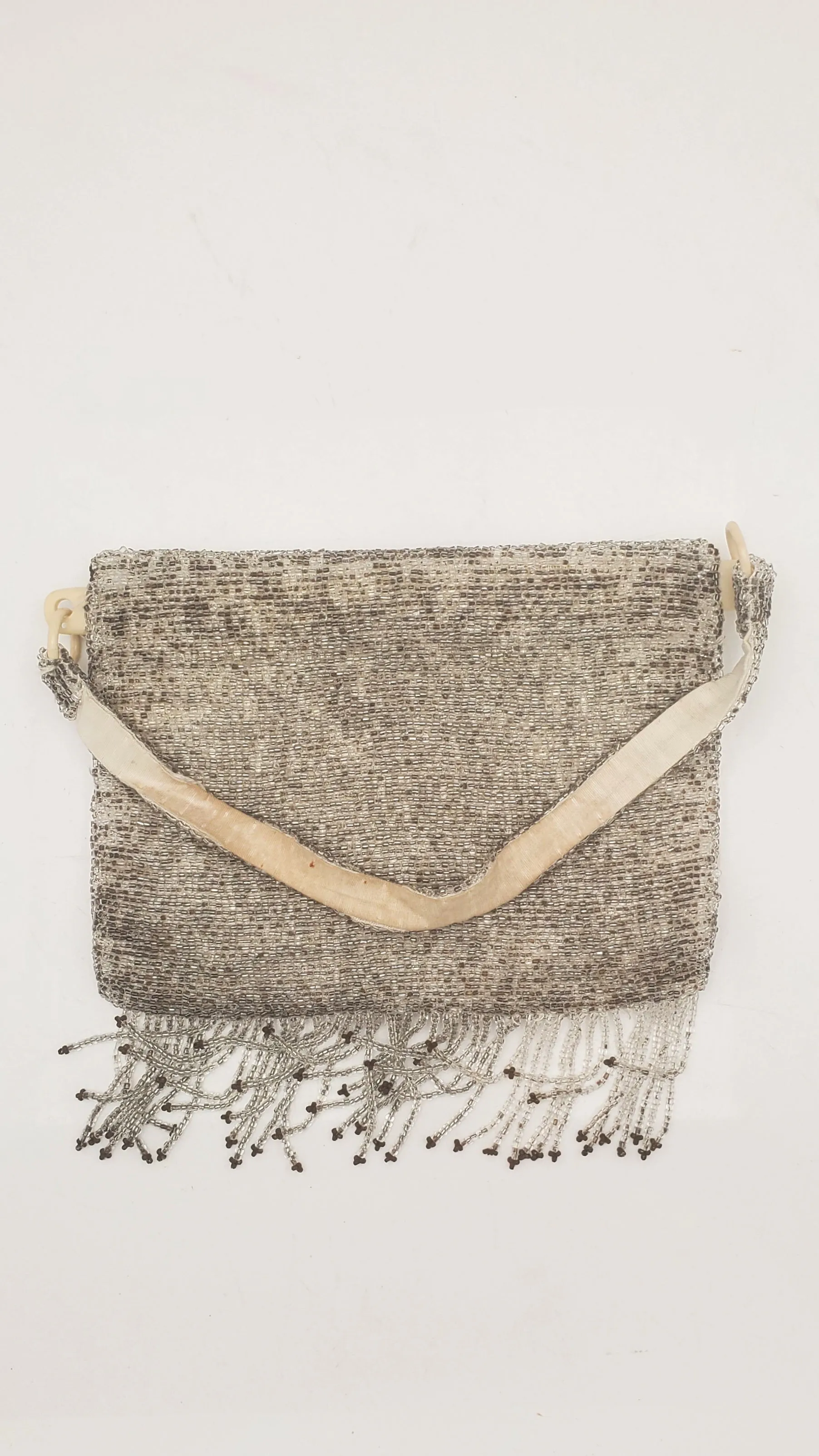 Art Nouveau Crystal Beaded Purse