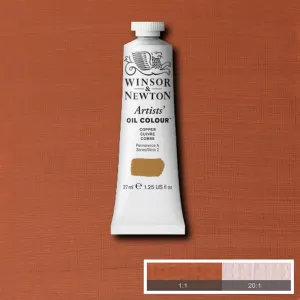 ARTISTS OIL COLOUR - Winsor & Newton Artists' - 37ml tube -  COPPER
