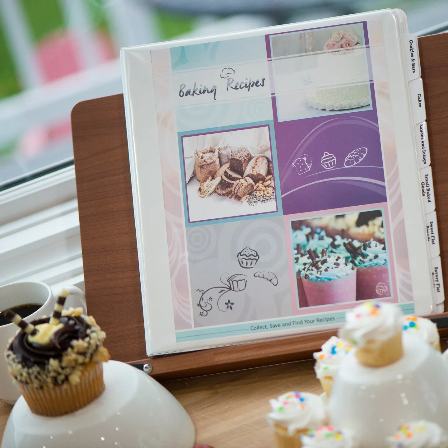 Baker's Recipe Organizer Kit: LONG Index Tabs