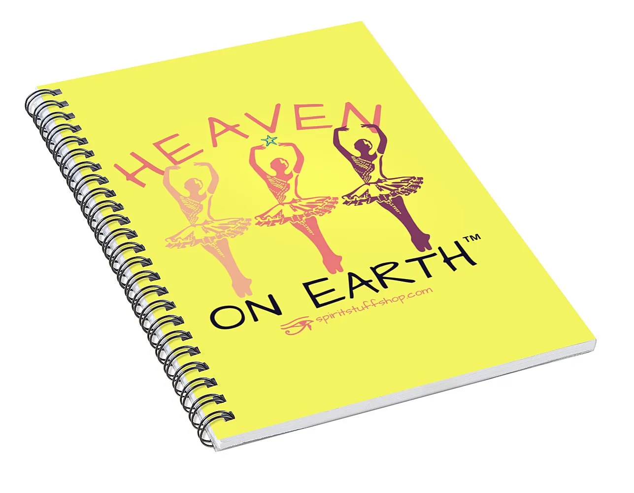 Ballerina Heaven On Earth - Spiral Notebook