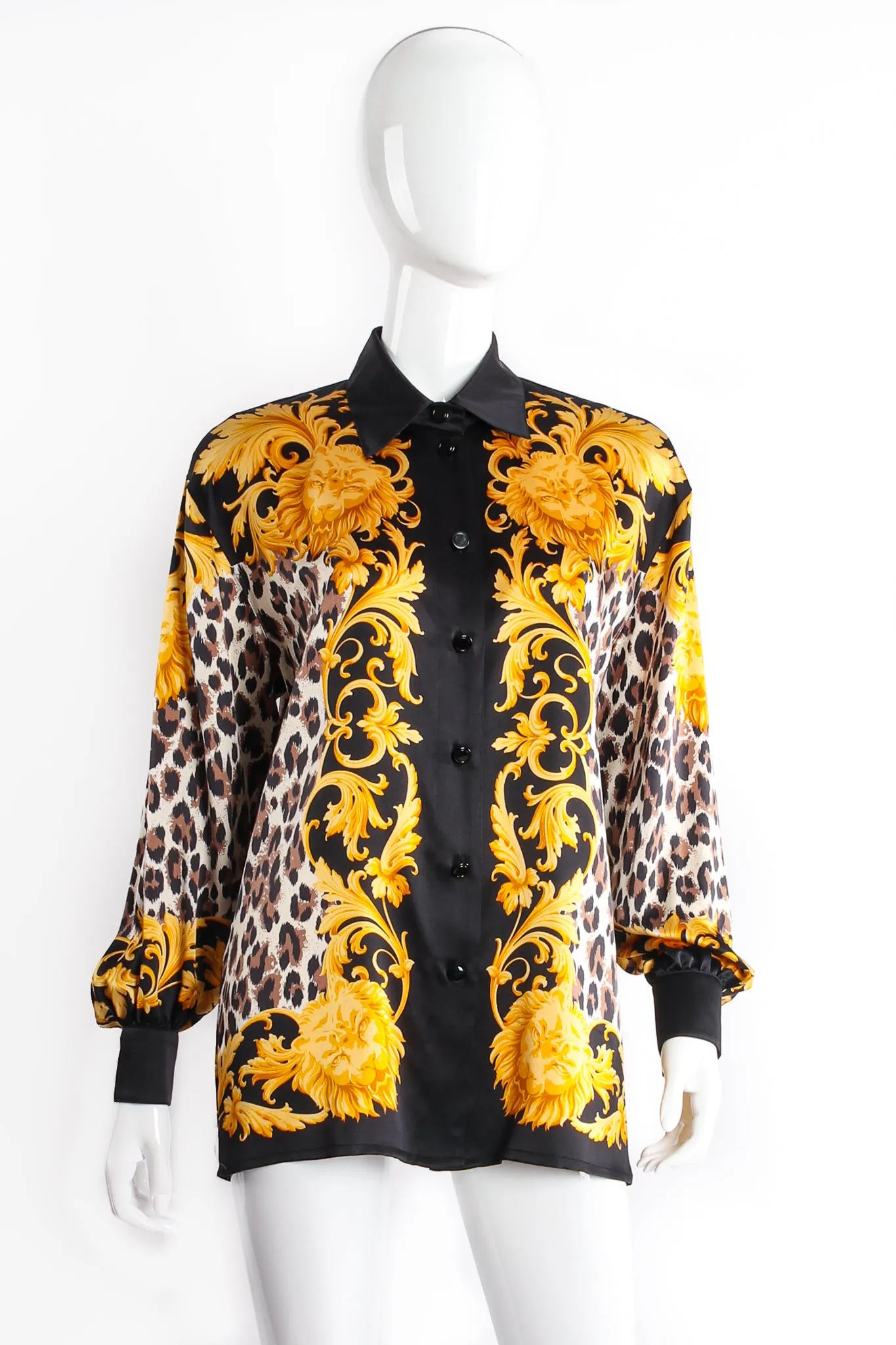 Baroque Leopard Print Shirt