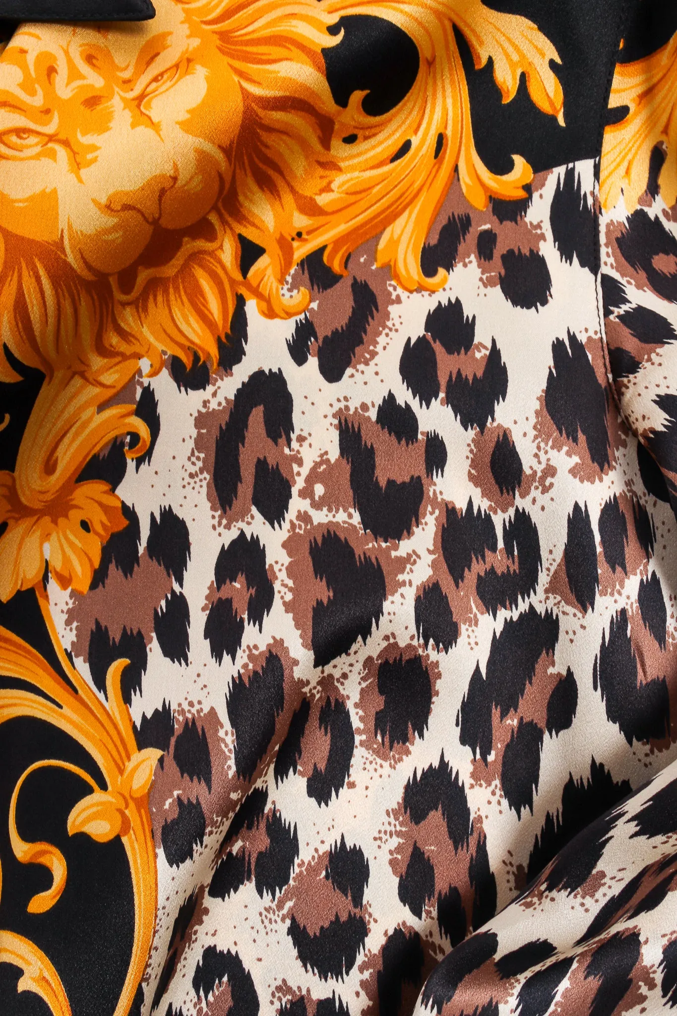 Baroque Leopard Print Shirt