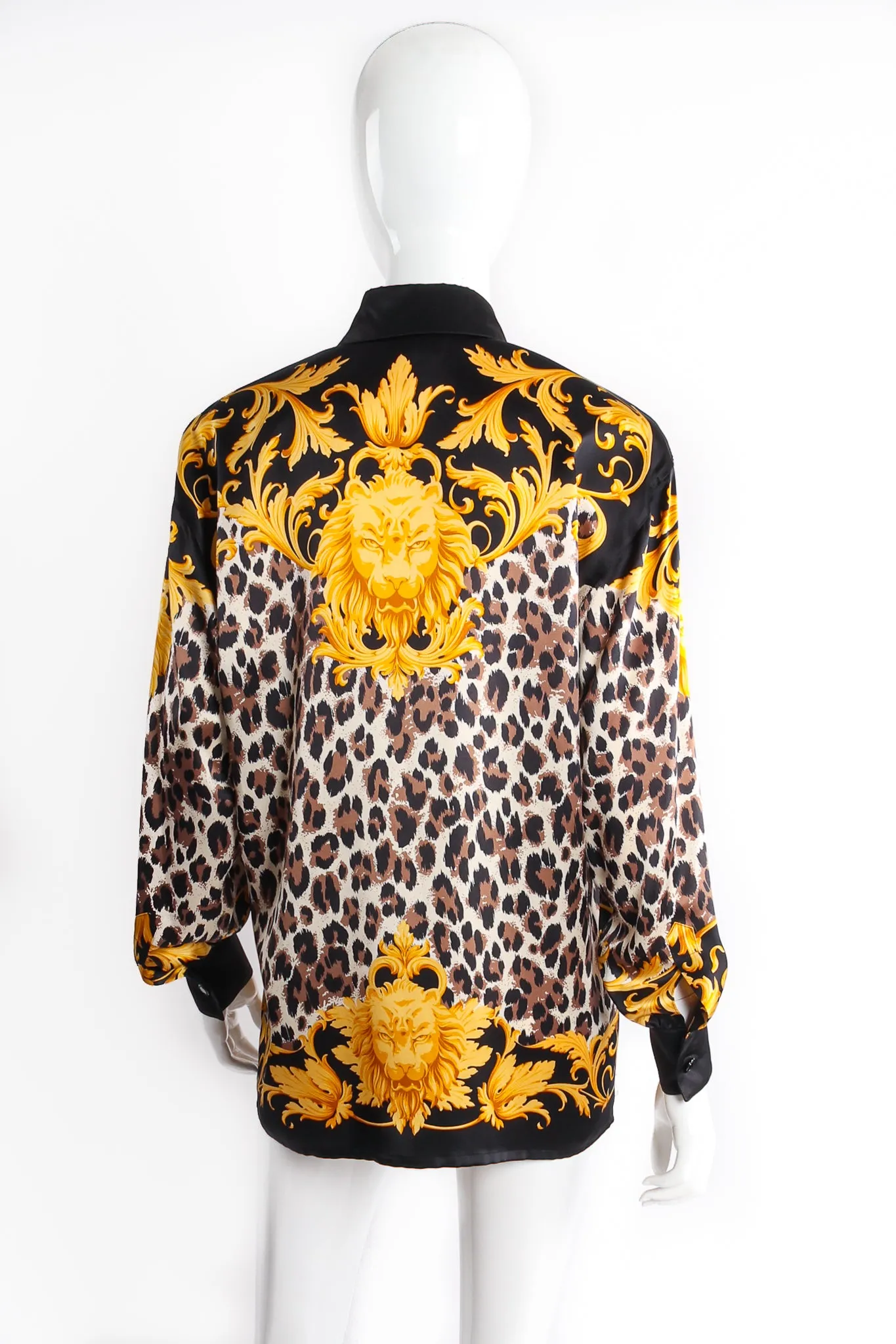 Baroque Leopard Print Shirt