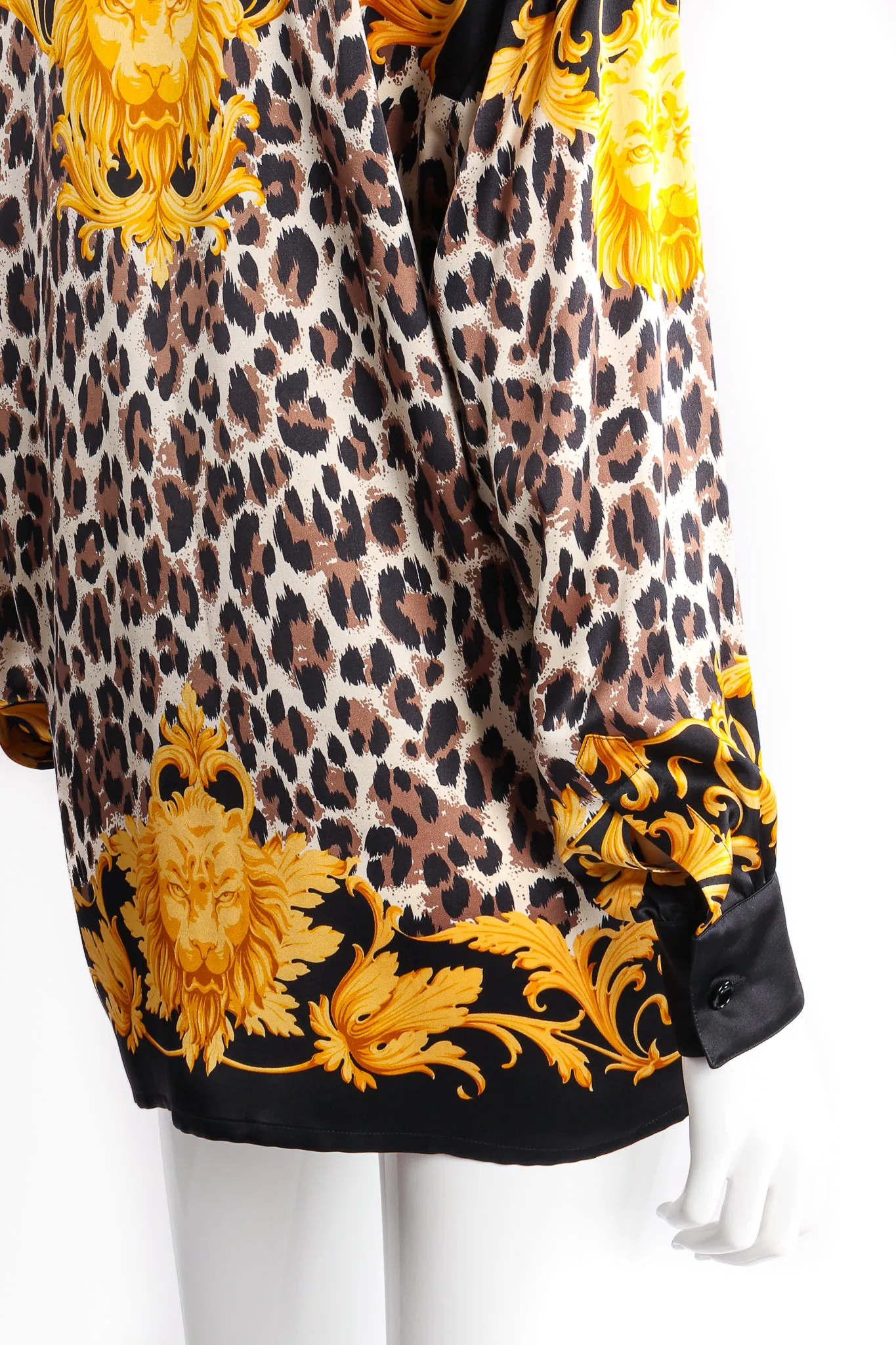 Baroque Leopard Print Shirt