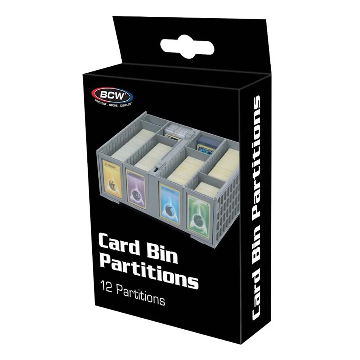 BCW Collectible Card Bin Partitions Grey