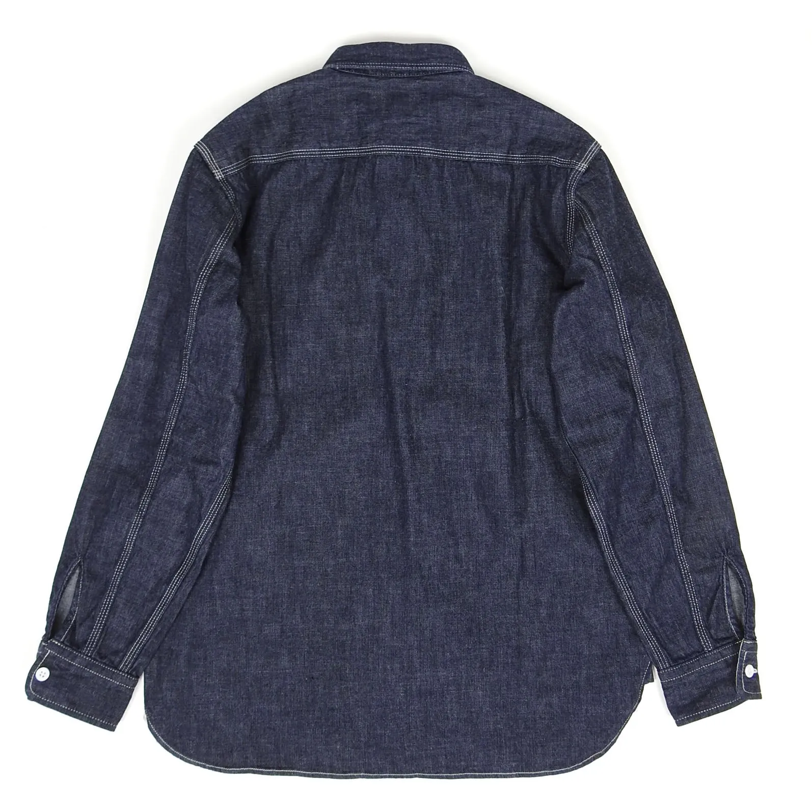Beams Plus Indigo Work Shirt Size Small