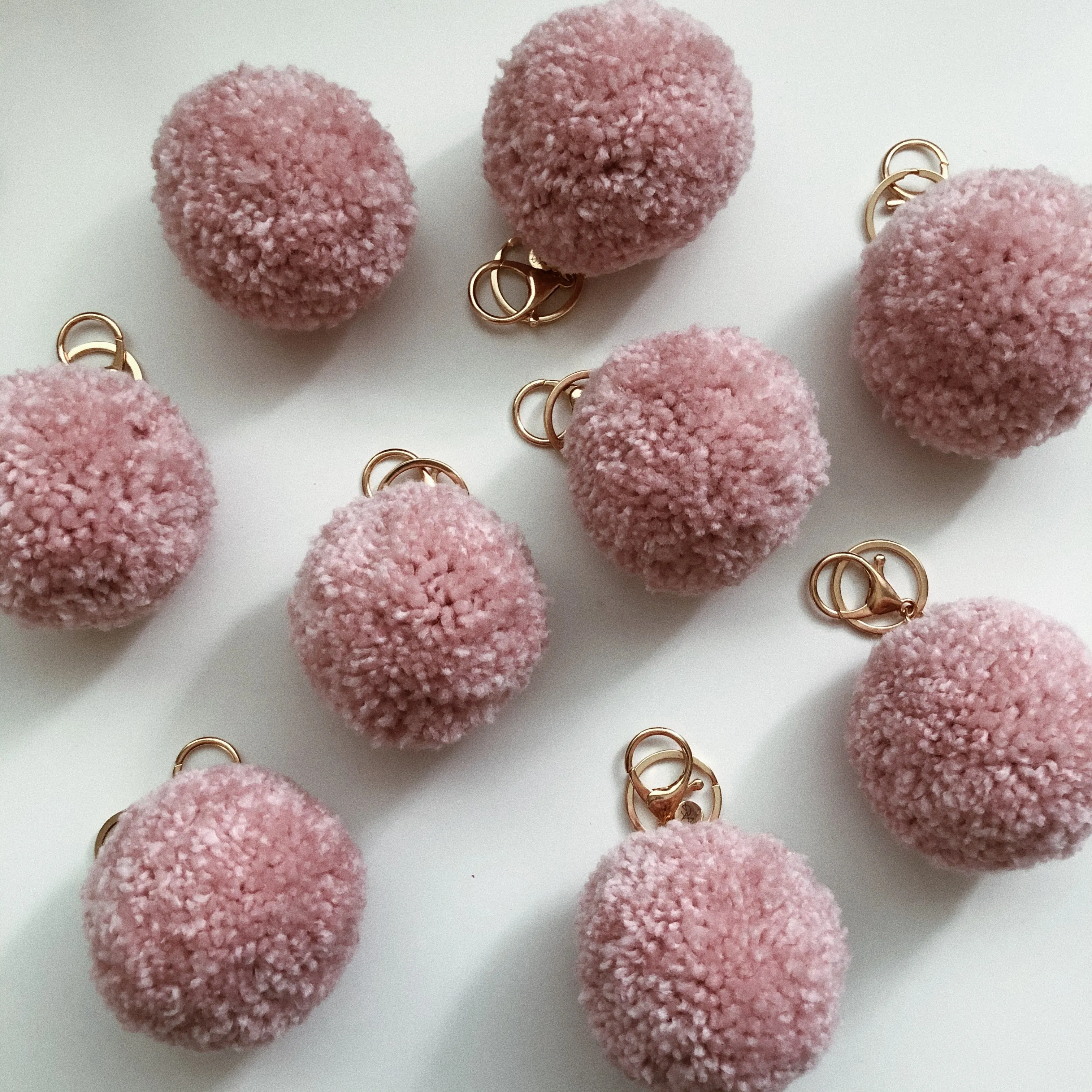 Berry Sorbet - Pom Pom Keychain Charm