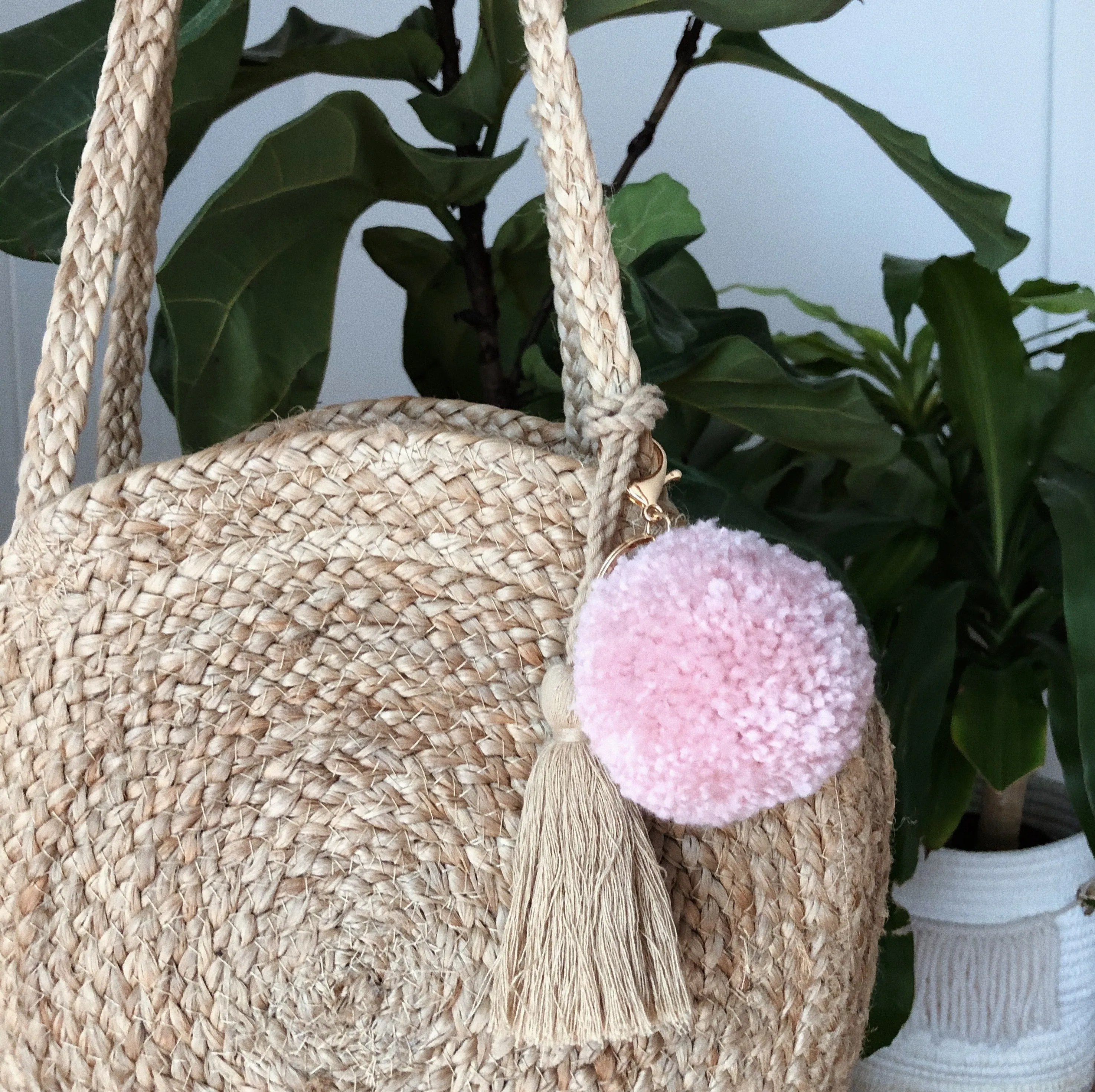 Berry Sorbet - Pom Pom Keychain Charm