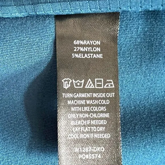 Betabrand Button Front Blazer In Ocean Size XXL