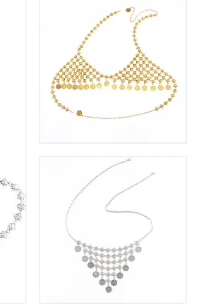 Bikini Bra Necklace
