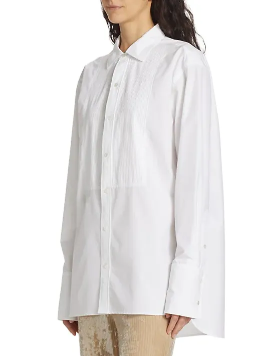 Blanche Tuxedo Shirt