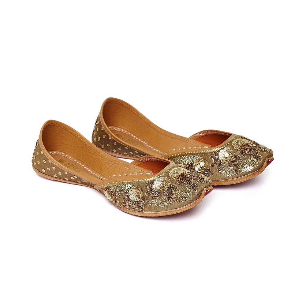 Blossom Treasure Juttis & Handbag Combo