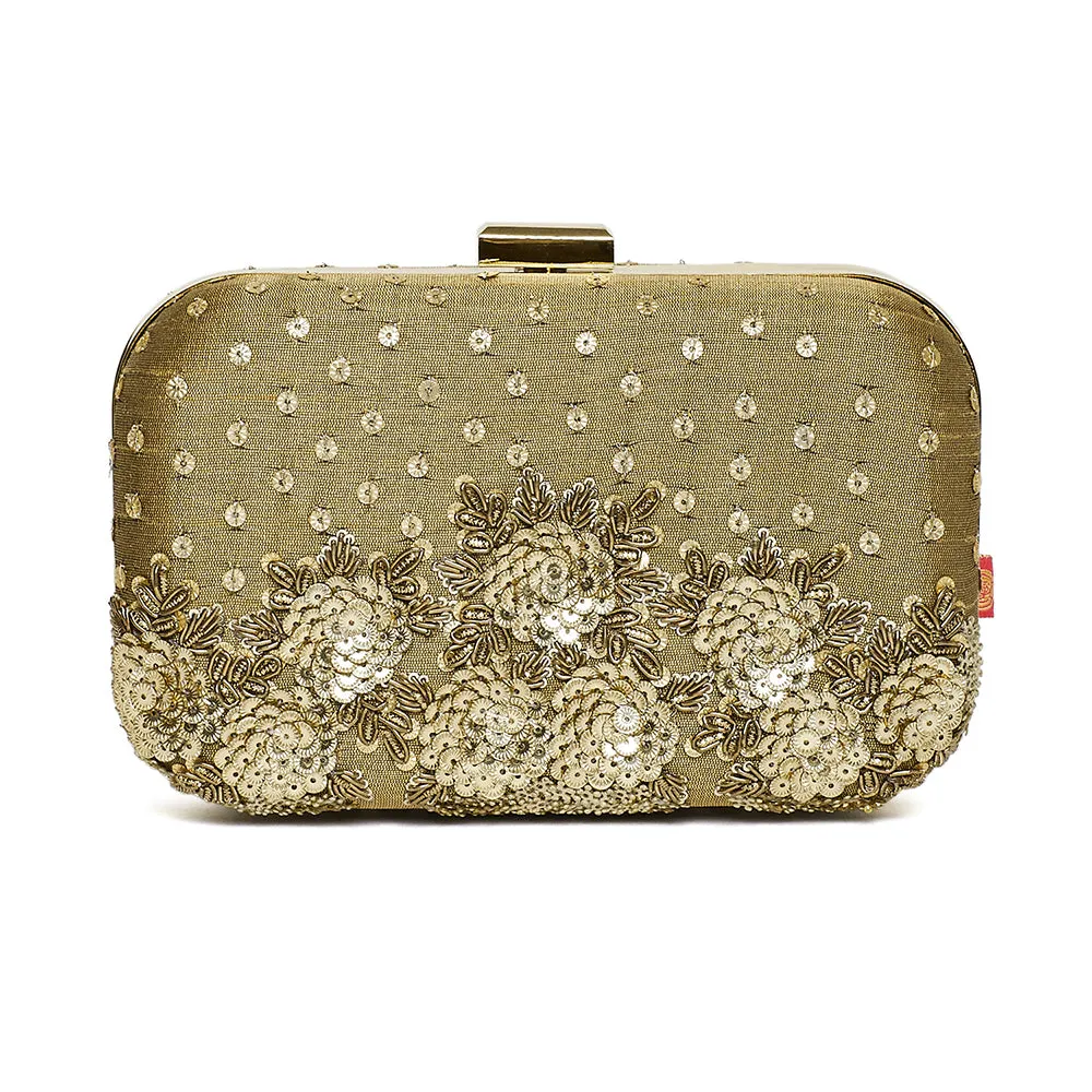 Blossom Treasure Juttis & Handbag Combo