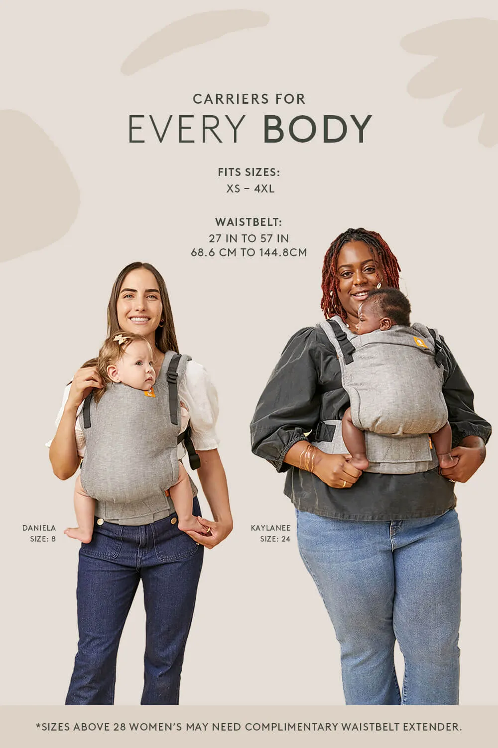 Blush Pink - Seersucker Free-to-Grow Baby Carrier