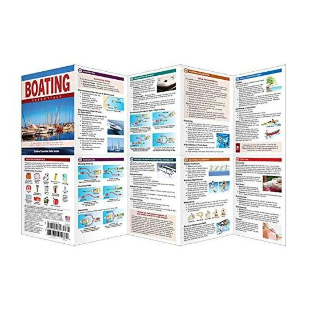 Boating Essentials: A Folding Pocket Guide to Safe Practices & Procedures