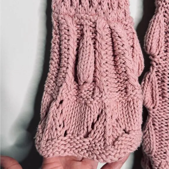 Boston Proper Blush Pink Sweater hoodie Size Small