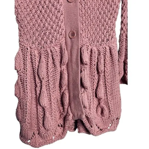 Boston Proper Blush Pink Sweater hoodie Size Small