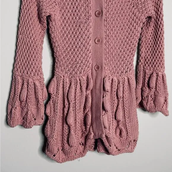 Boston Proper Blush Pink Sweater hoodie Size Small