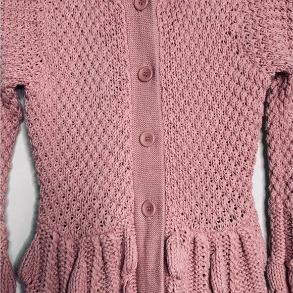 Boston Proper Blush Pink Sweater hoodie Size Small