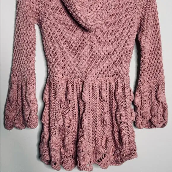 Boston Proper Blush Pink Sweater hoodie Size Small