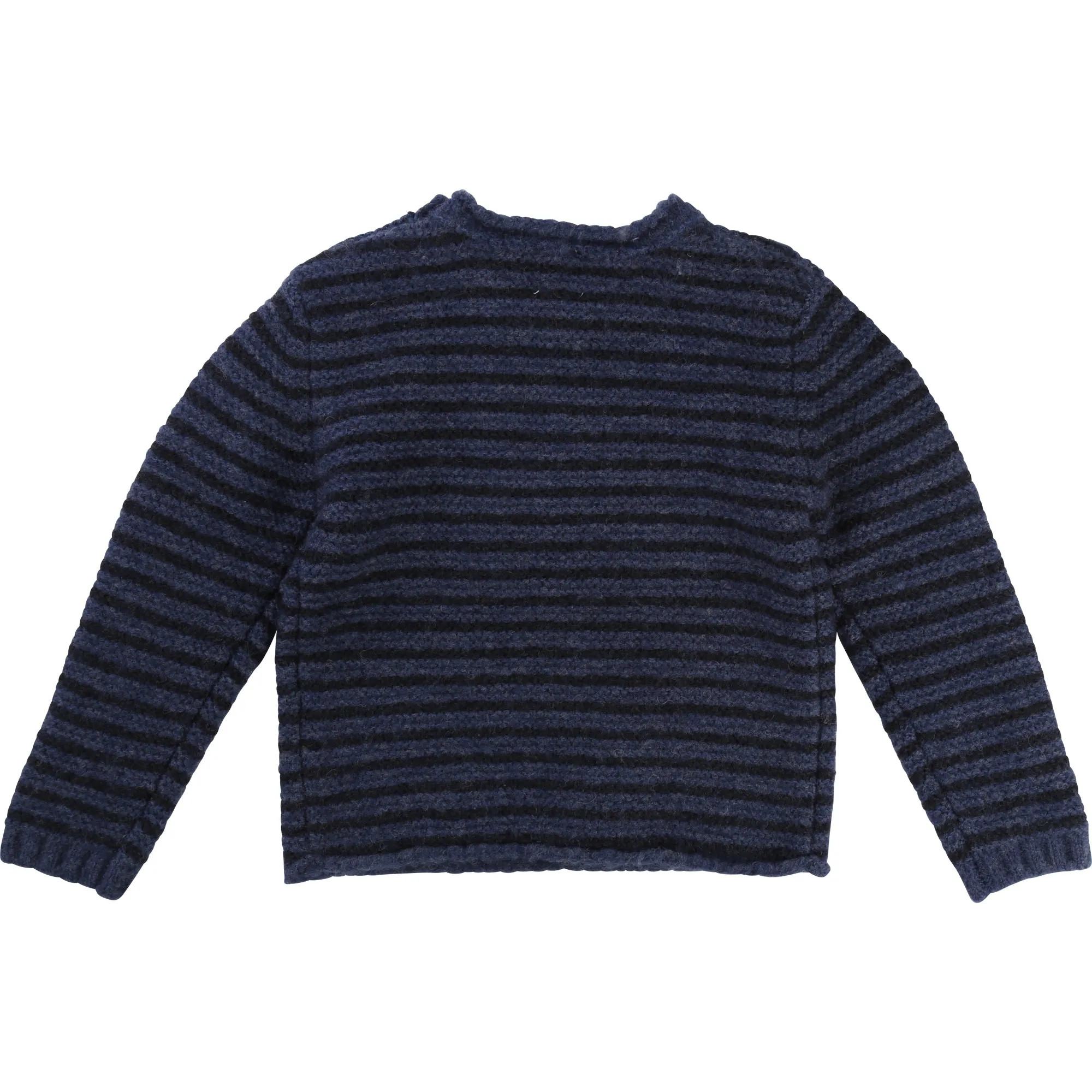 Boys Navy Wool Jumper