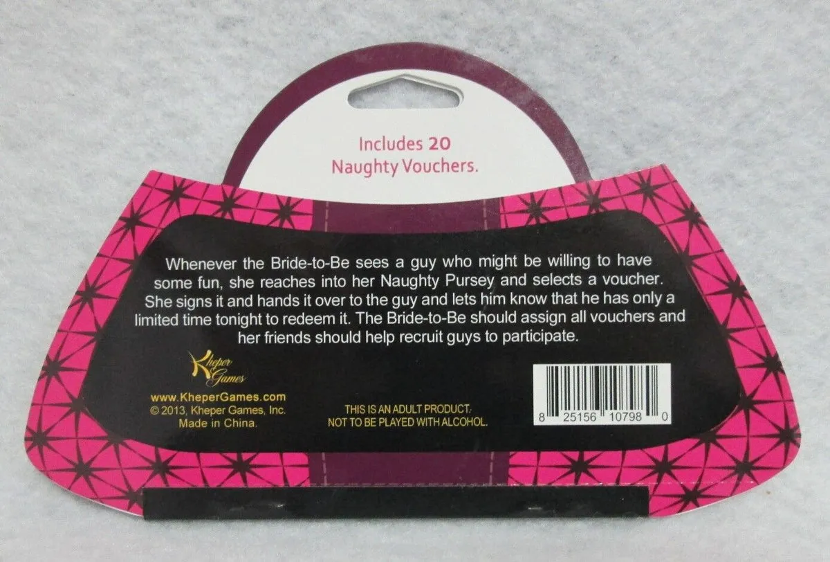 Bride To Be Naughty Pursey
