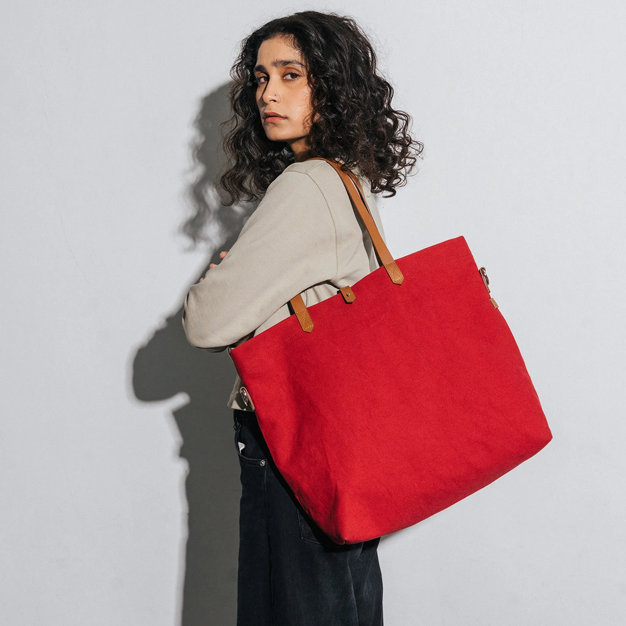 Buoy Tote Bag, Crimson Red