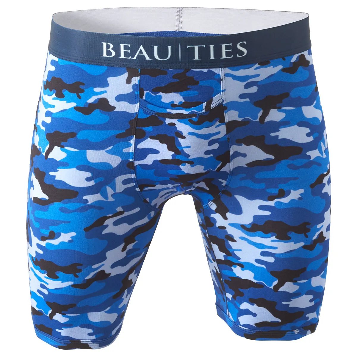 Camo Blue Bamboo Boxer Briefs