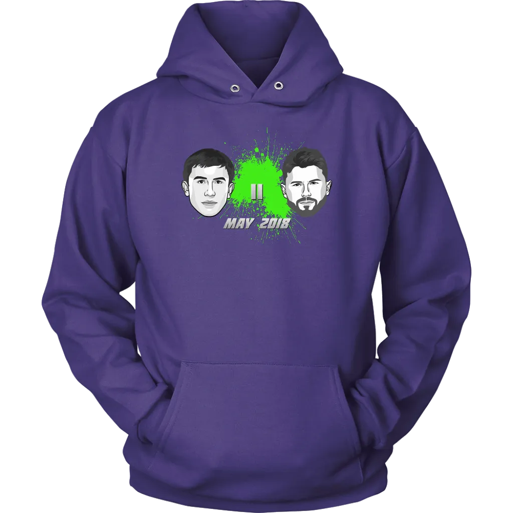 Canelo Alvarez vs GGG Golovkin GreenSplat Hoodie