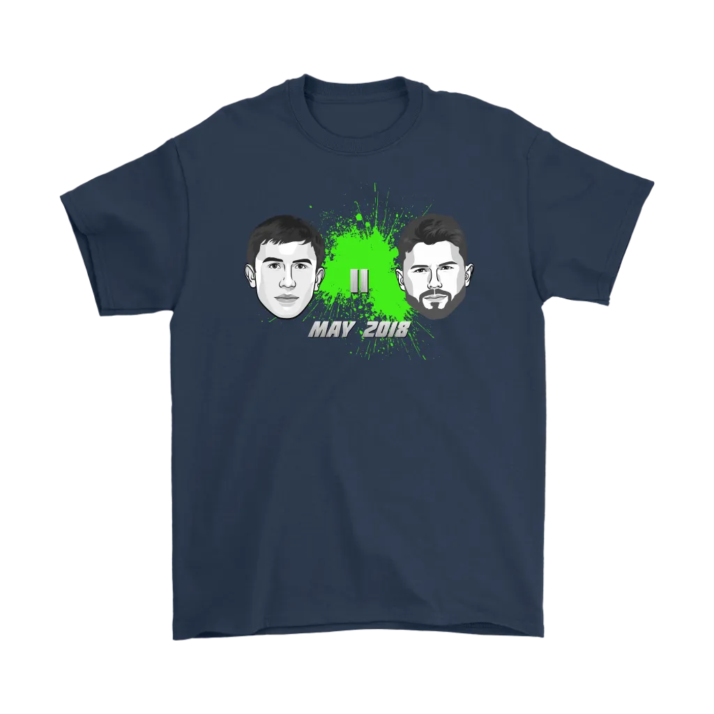 Canelo Alvarez vs GGG Golovkin GreenSplat T-Shirt