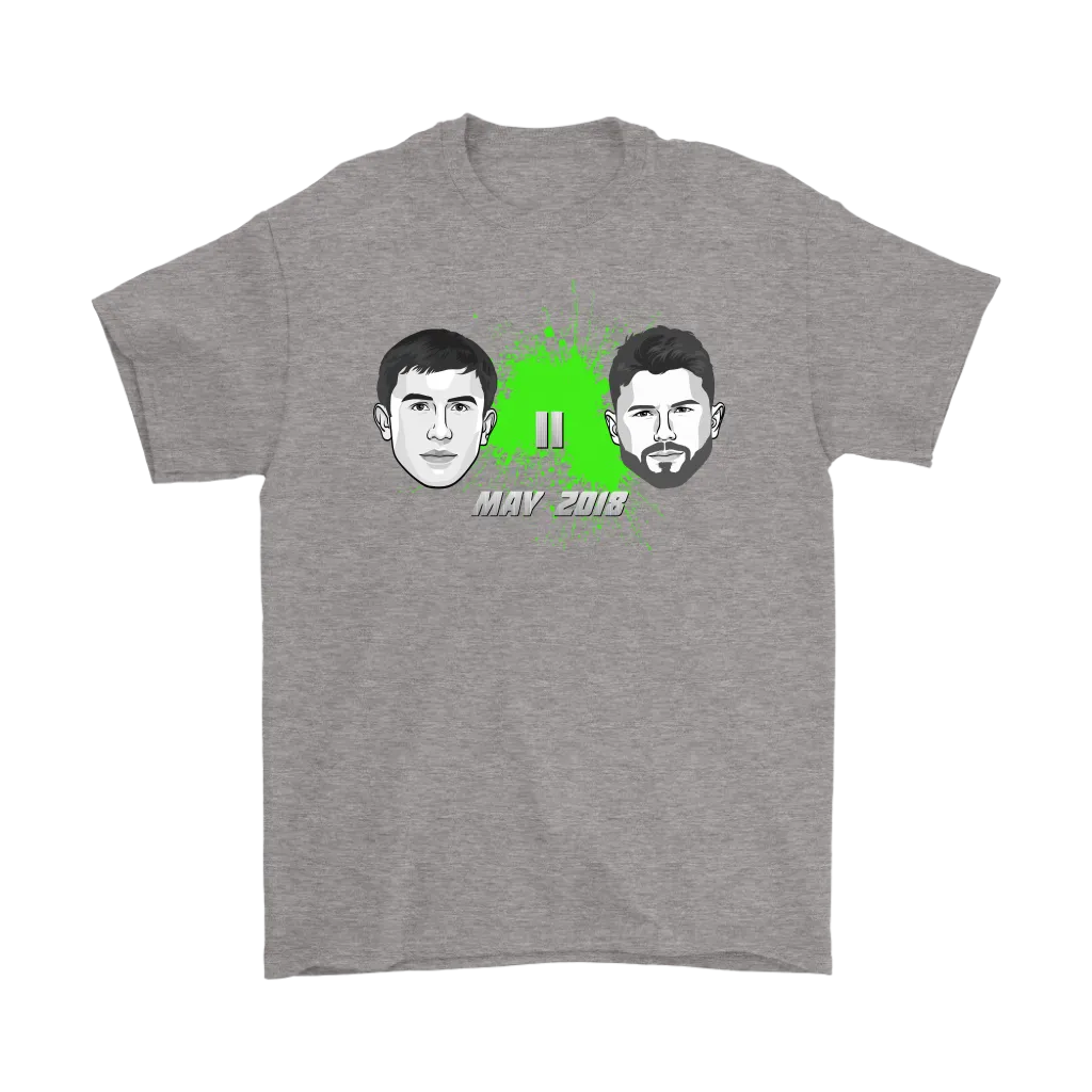 Canelo Alvarez vs GGG Golovkin GreenSplat T-Shirt